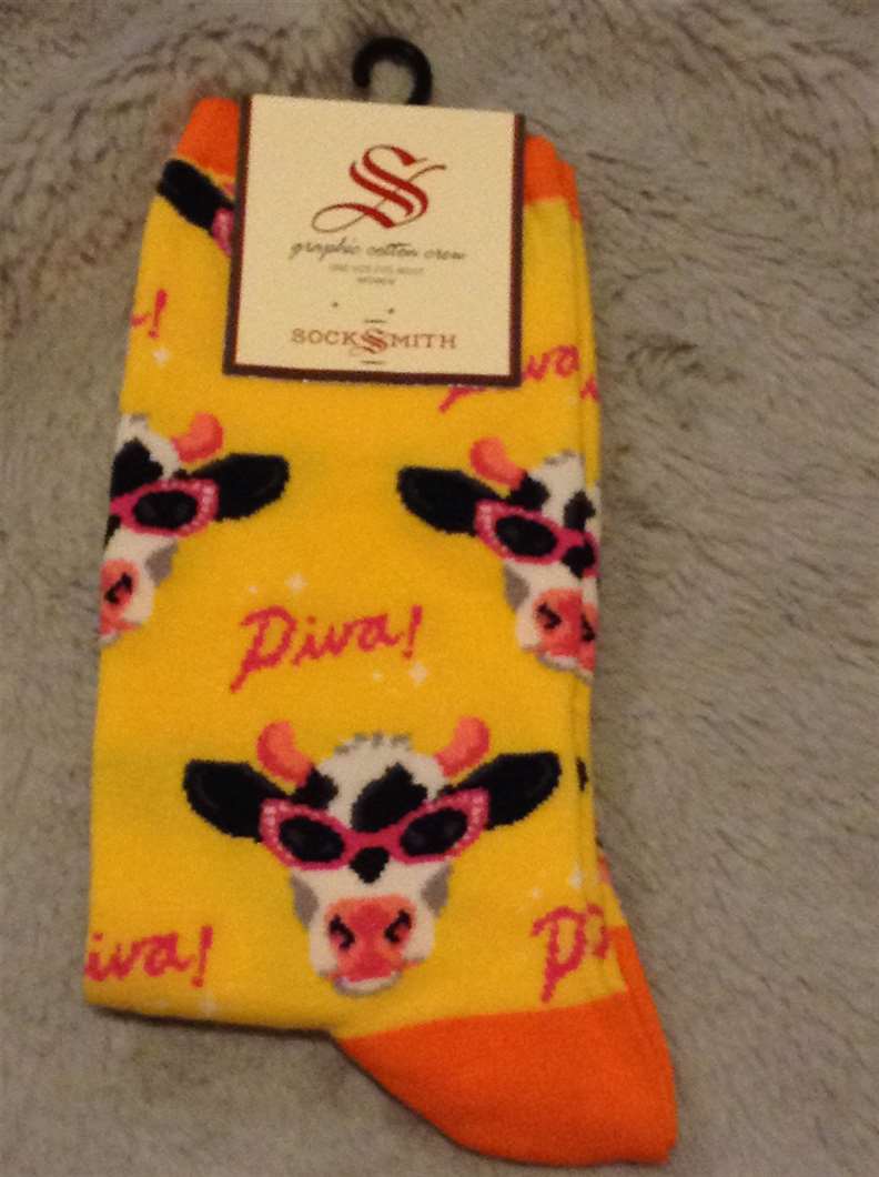 Socks, Women's - Milk Diva - Yellow