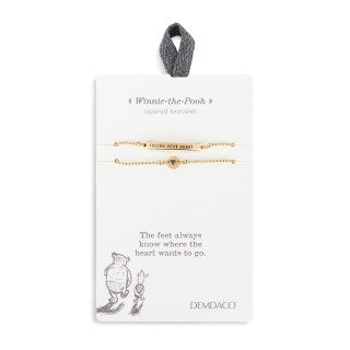 Collection: winnie-the-pooh<br/><br/>Layered Bracelet - Follow Your Heart