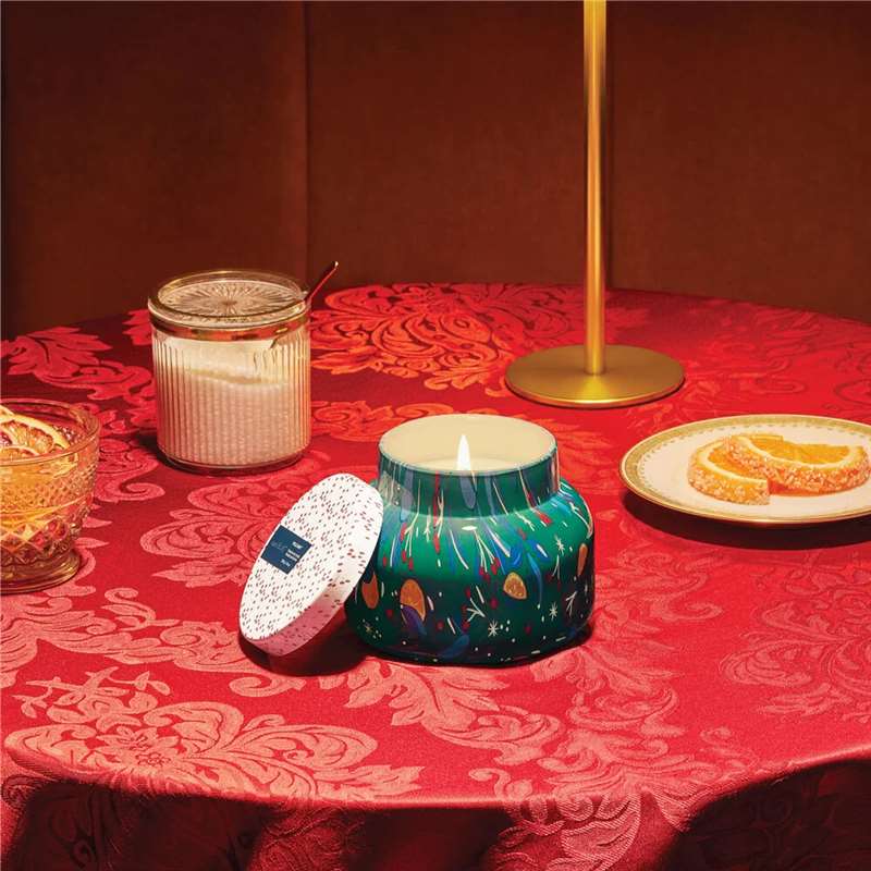 Capri - Volcano - Signature Jar Holiday Pattern Play 19oz