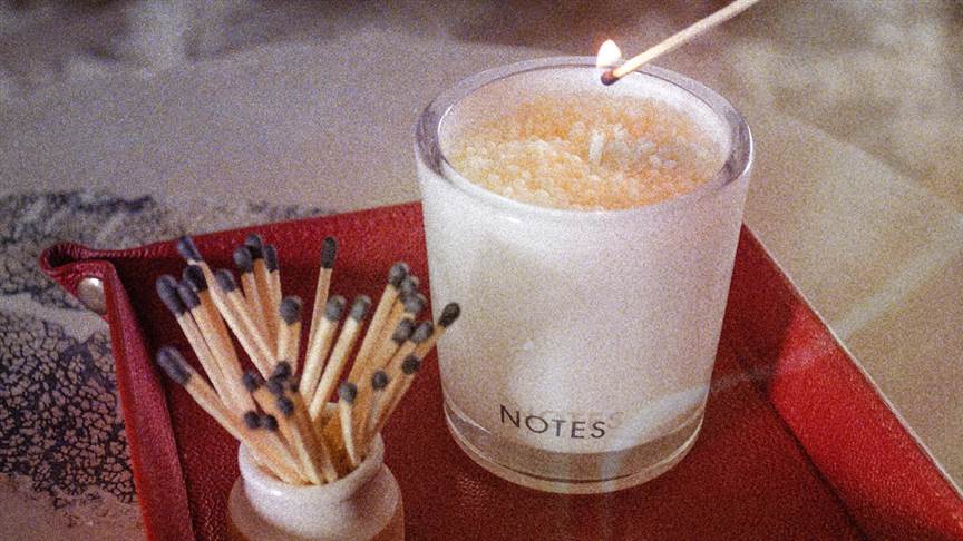 Notes Candle Starter - Starter Glass
