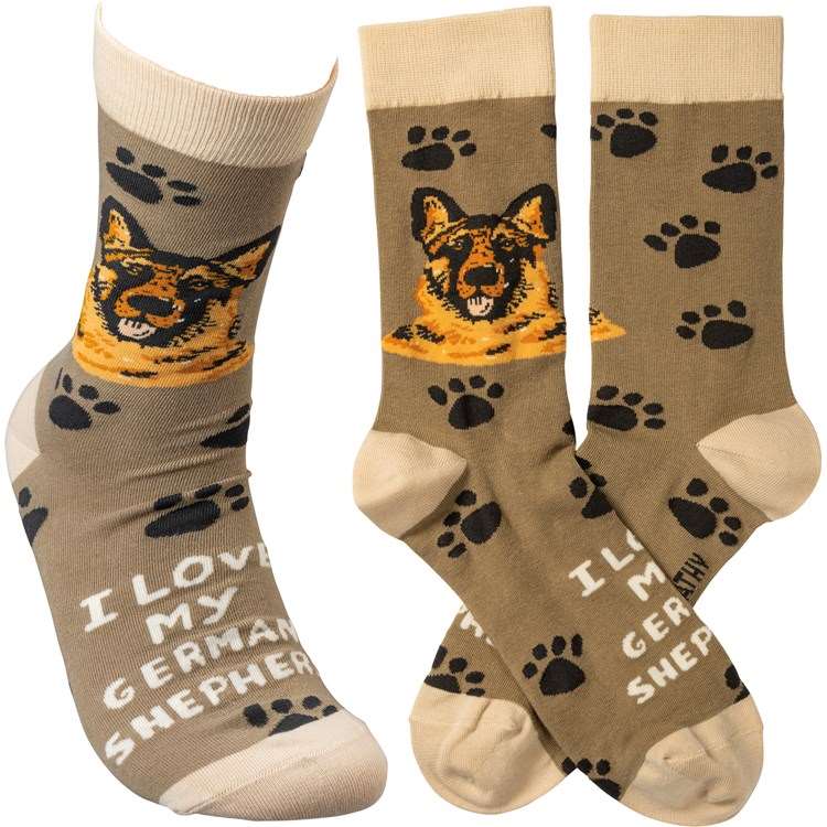 Primitives by Kathy - Socks - German Shepherd