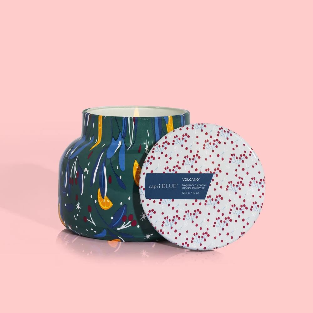 Capri - Volcano - Signature Jar Holiday Pattern Play 19oz