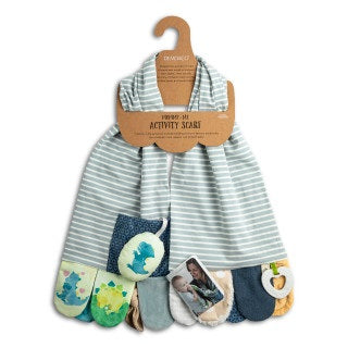 Collection: mommy-and-me-activity-collection<br/><br/>Mommy & Me Activity Scarf - Dinosaur