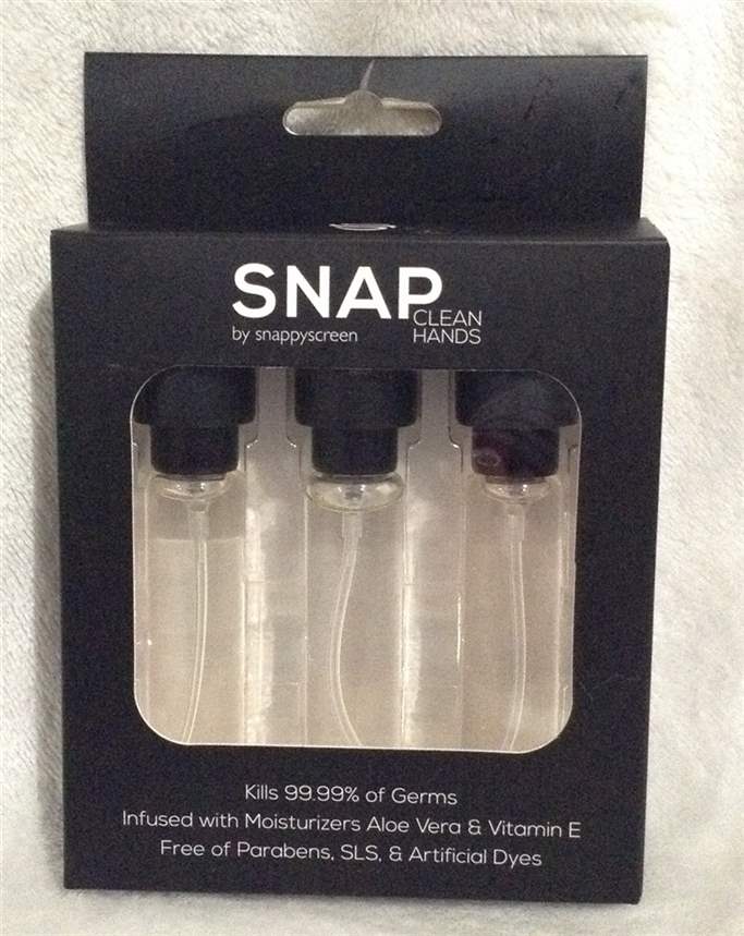 Pocket Size Hand Sanitizer Refill - Signature Cartridge Set of 3 (Black)