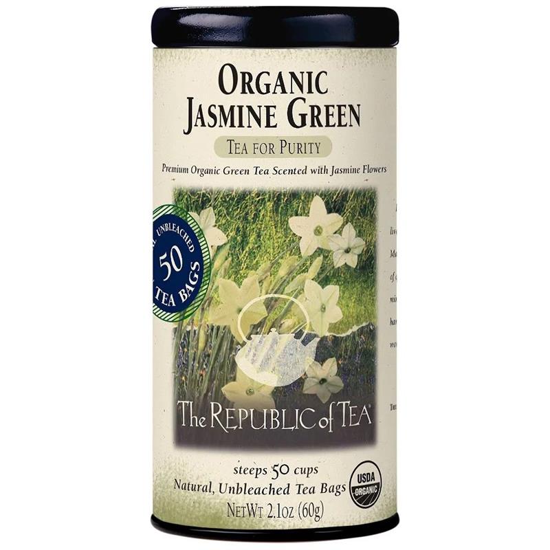Republic of Tea - Green Tea - Organic Jasmine Green (50)