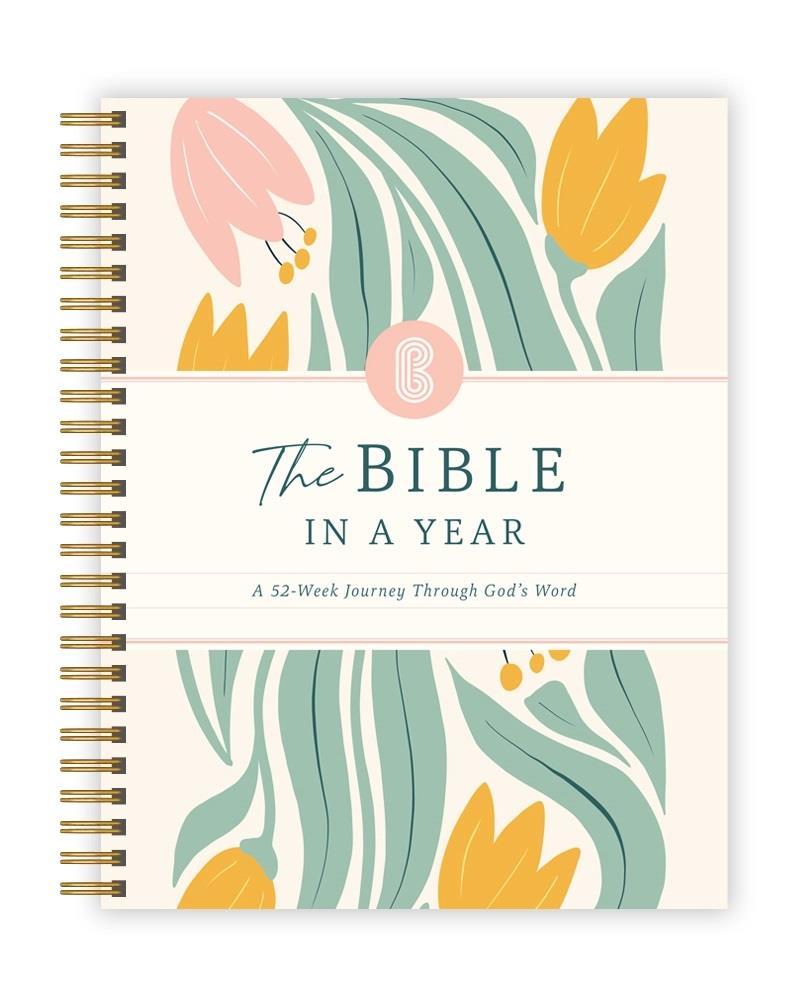 Spiral Book - The Bible in a Year: A 52-Week Journey Through God's Word