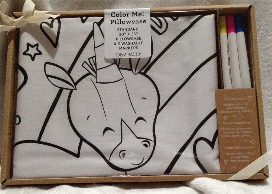 Pillowcase, Color Me - Dream Big