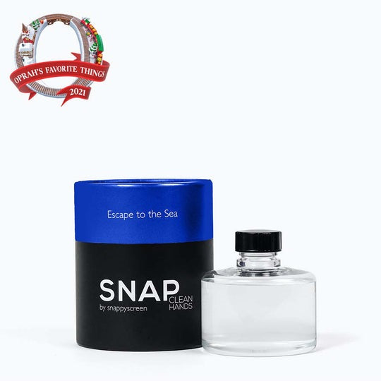 Snappy Screen - Touchless Refill Hand Sanitizer - Escape to the Sea (Blue)