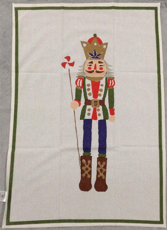 Dish Towel - Nutcracker with Pinwheel