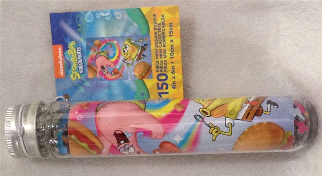 Puzzle Tube 150 Pieces - SpongeBob