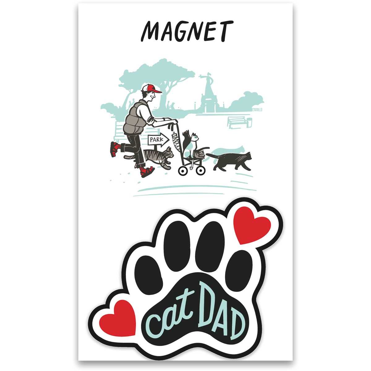 Magnet- Cat Dad