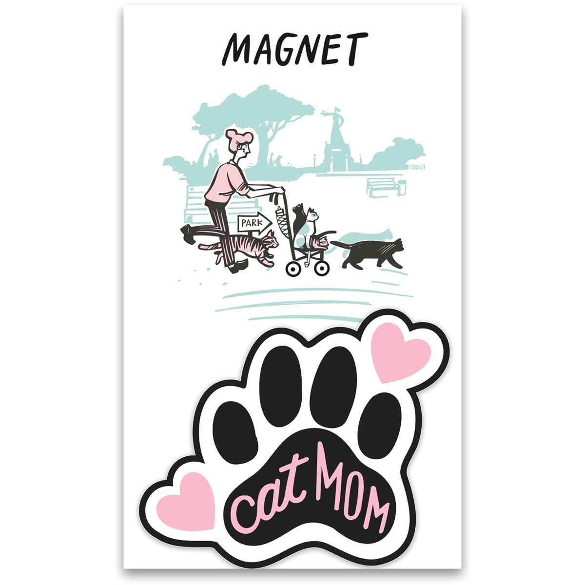 Magnet- Cat Mom
