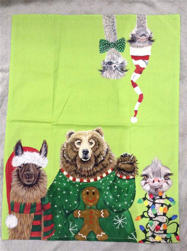 Dish Towel - Holiday Herb and Zuzu