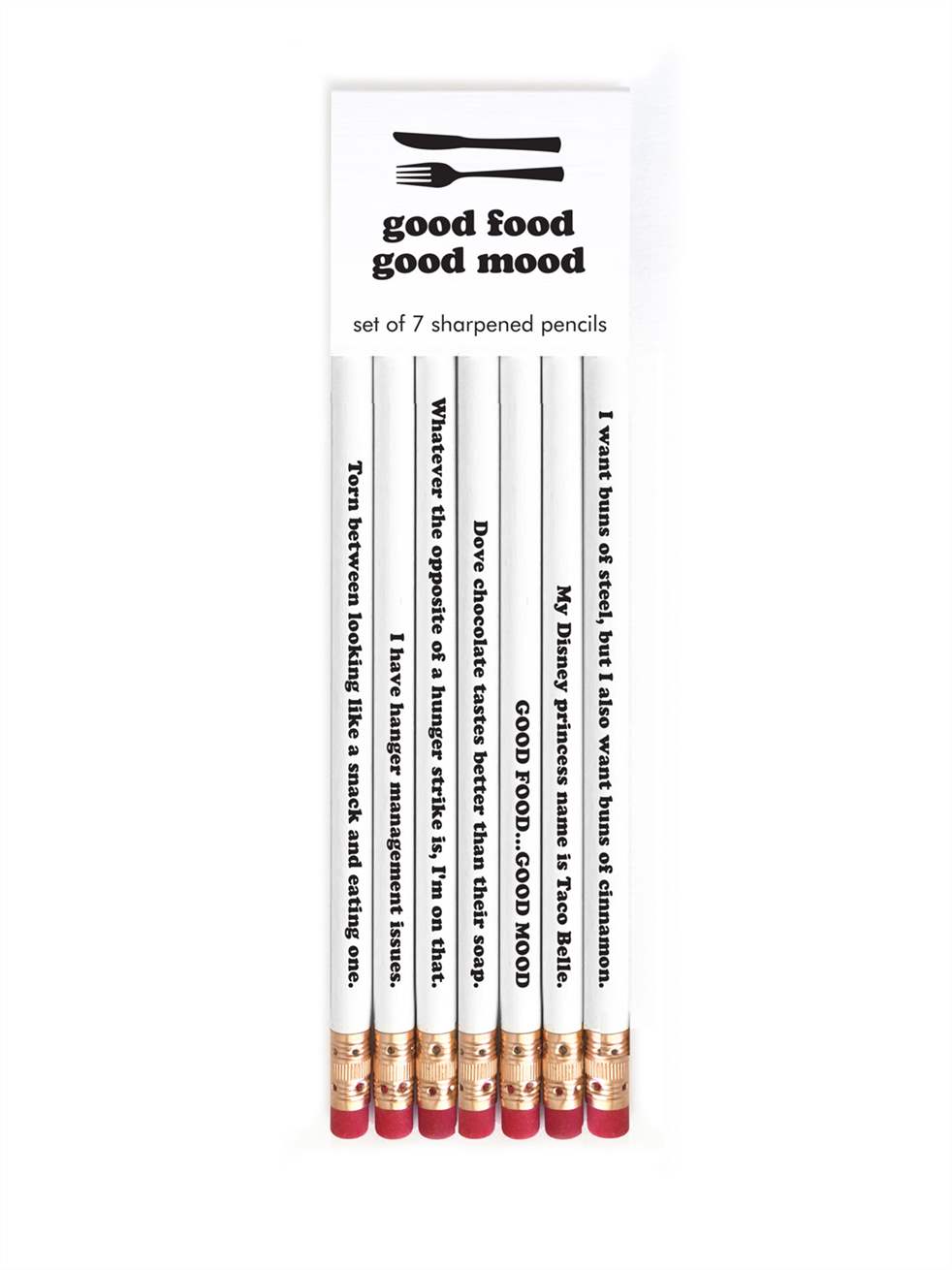 Pencil Set - Good Food Good Mood
