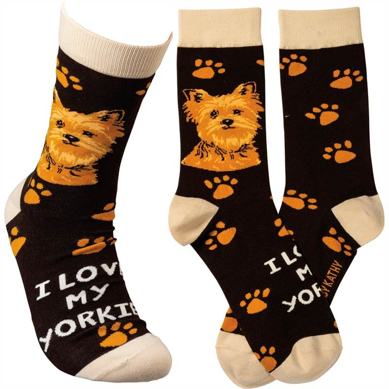 Primitives by Kathy - Socks - Yorkie