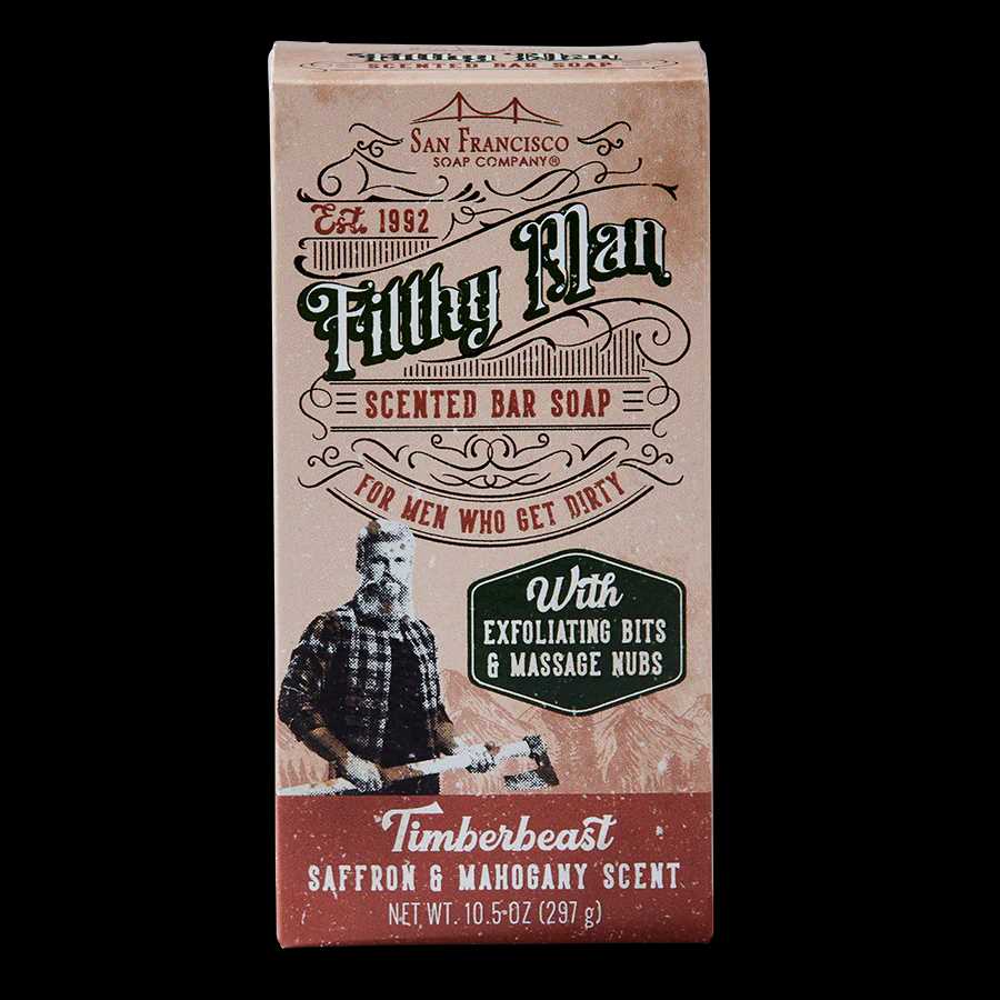 Filthy Man Bar - Timberbeast - Saffron & Mahogany