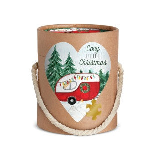 Collection: art-hearts<br/><br/>Cozy Little Christmas Art Heart Gift Puzzle