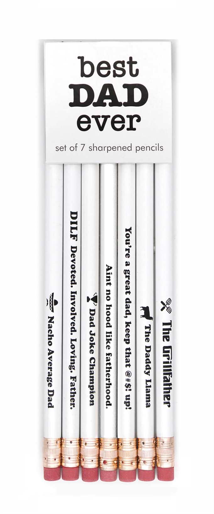 Pencil Set (7) - Best Dad Ever