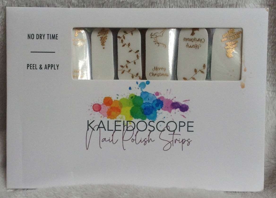 Nail Strips - Christmas Collection - White