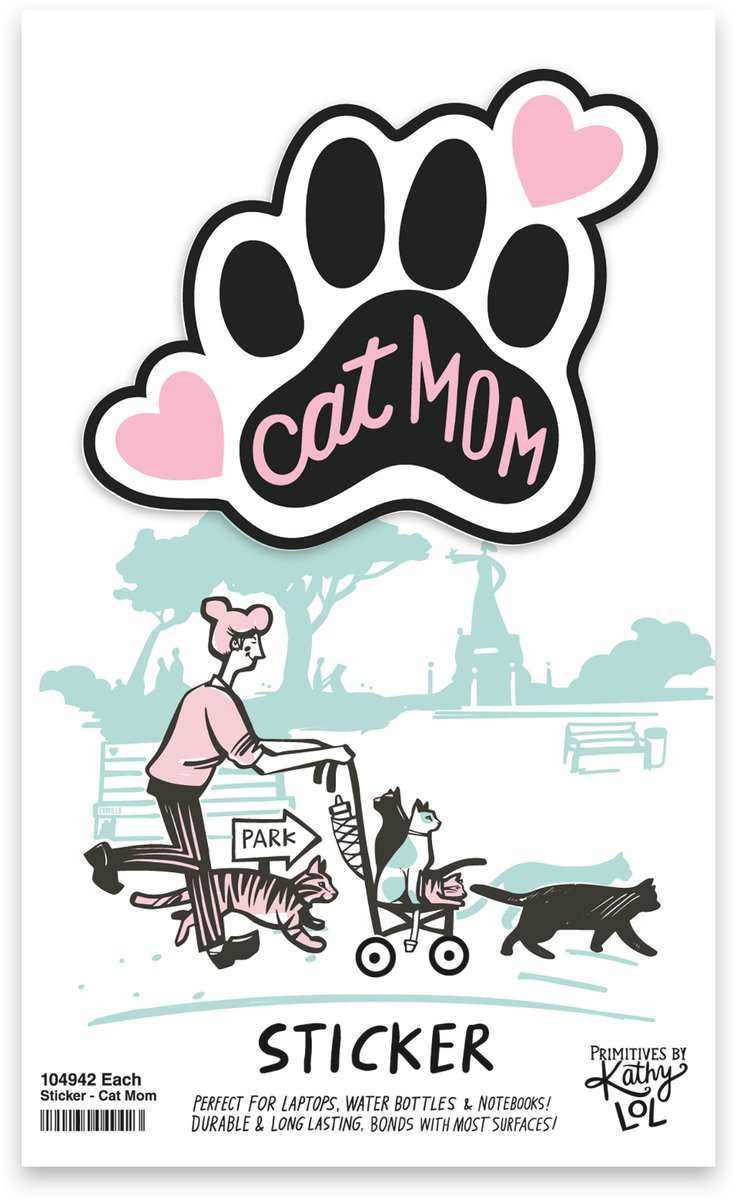 Sticker- Cat Mom