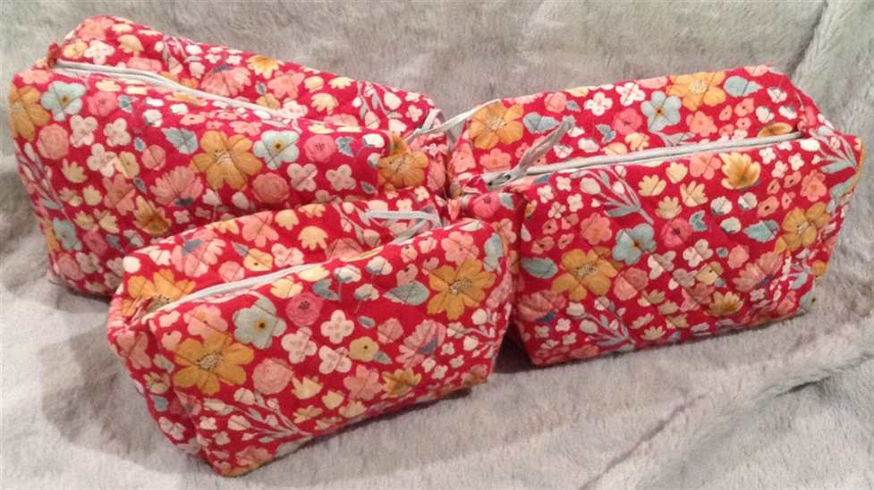 Cosmetic Bag, Set of 3 - Esme