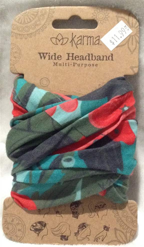 Headband, Wide - Garden Floral (S20)