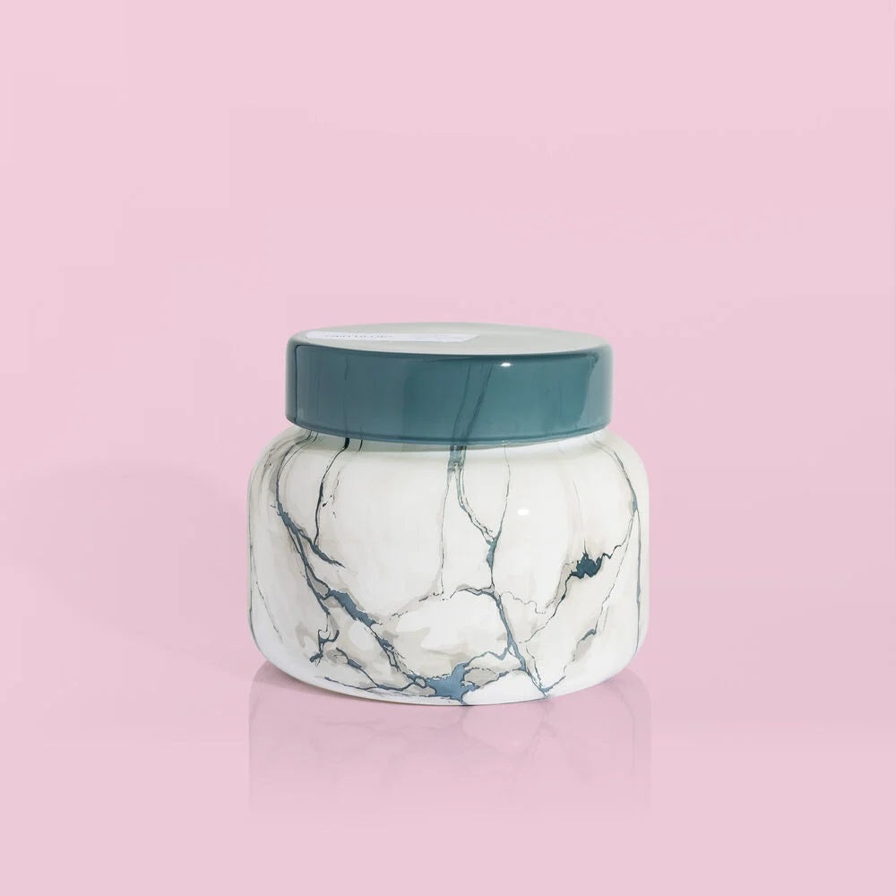 Capri - Volcano - Modern Marble Jar 19oz