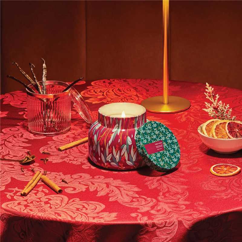 Capri - Tinsel & Spice - Signature Jar Holiday Pattern Play 19oz