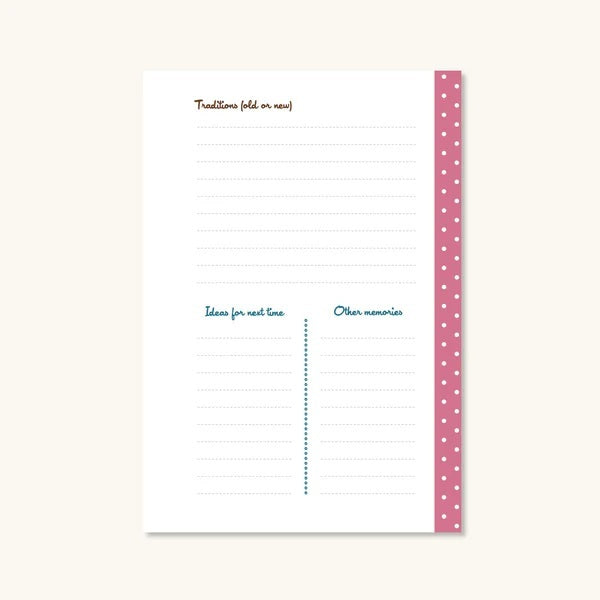 Cookbook - Our Family Holidays