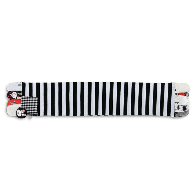 Baby Activity Scarf - Mommy & Me - Black and White