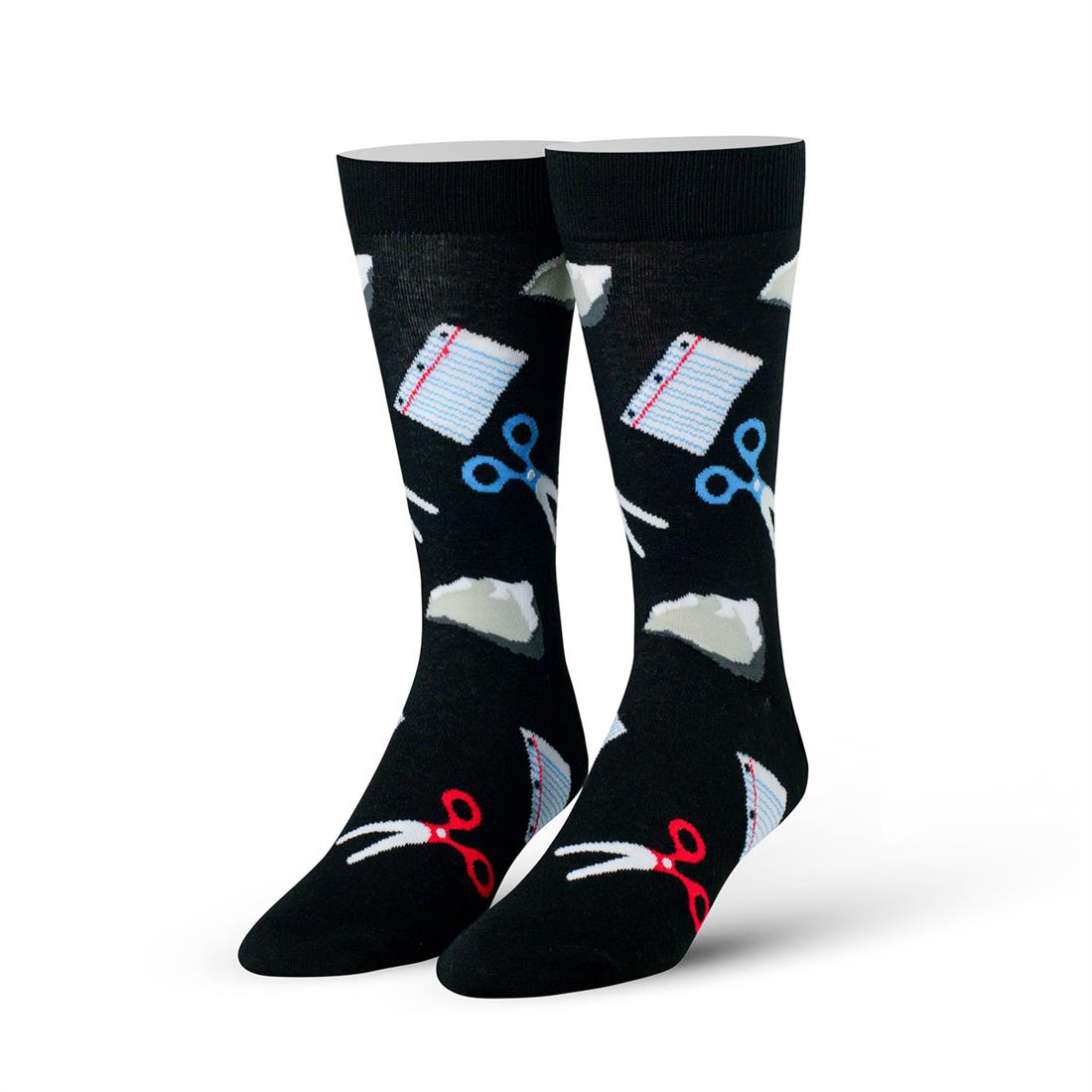 Men's Socks - Rock, Paper, Scissors