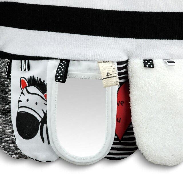Baby Activity Scarf - Mommy & Me - Black and White