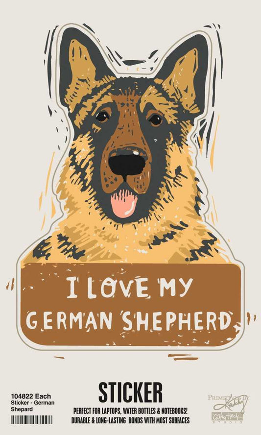 Sticker- German Shepherd