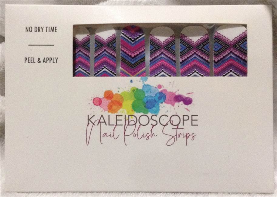 Nail Strips - Fun Collection - Purple Lace