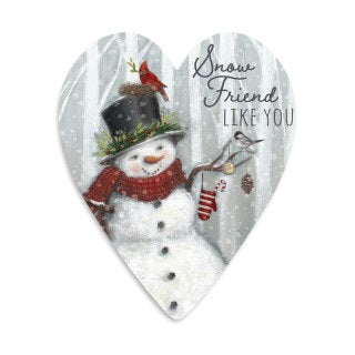 Collection: art-hearts<br/><br/>Snow Friend Like You Art Heart Gift Puzzle