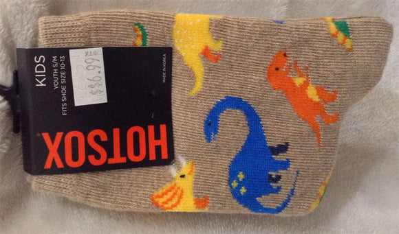 Kid's Socks - Size S/M - Dinosaur