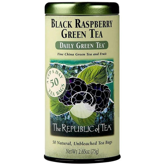 Republic of Tea - Green Tea Superfruit - Black Raspberry (50)