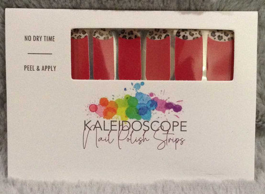 Nail Strips - Cherry Collection - Leopard