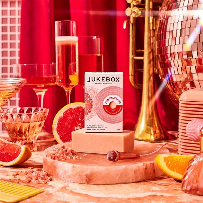 Jukebox Bar Soap - Pink Champagne