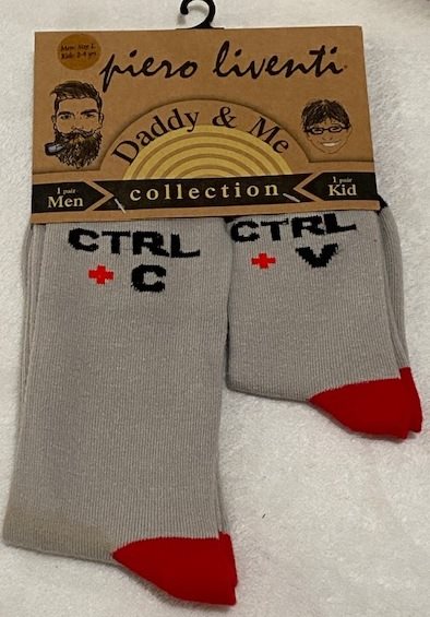 Socks - Daddy &amp; Me Set - Ctrl+C, Ctrl+V (2-4 Years)