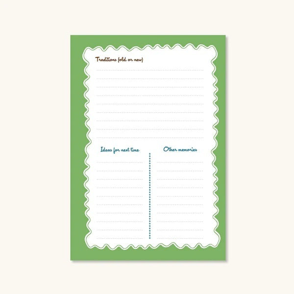 Cookbook - Our Family Holidays