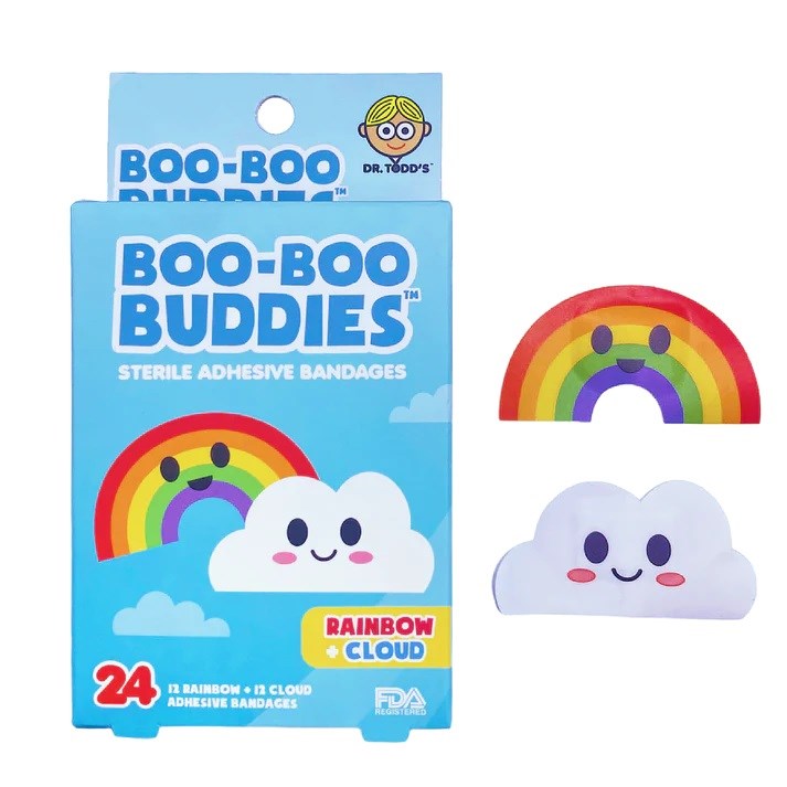 Boo Boo Buddies - Rainbow and Cloud