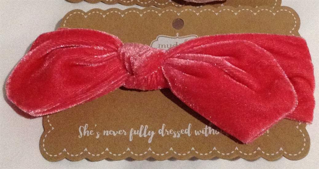 Headbands - Hot Pink Velvet Bow