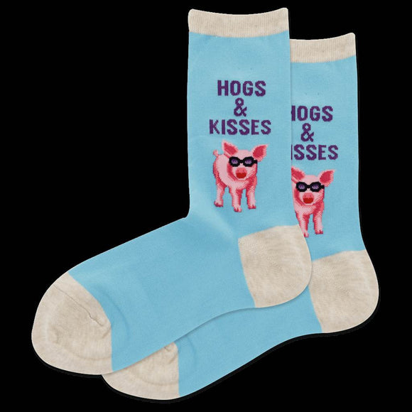 Women's Socks - Hogs and Kisses