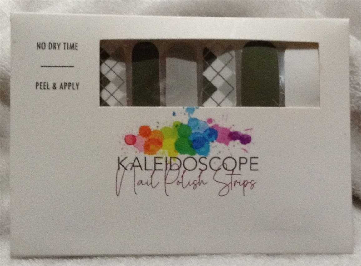 Nail Strips - Crazy Eighties - Black Plaid
