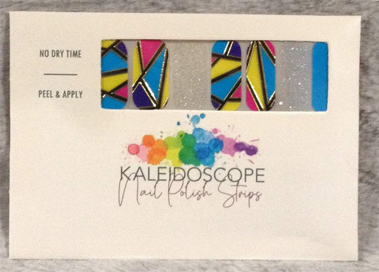 Nail Strips - Crazy Eighties - Neon Geometric