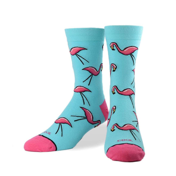 Men's Socks - Flamingos