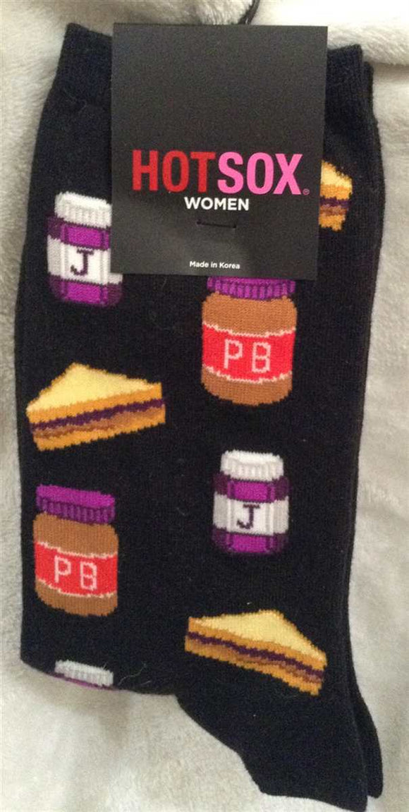 Socks - Peanut Butter and Jelly - Black