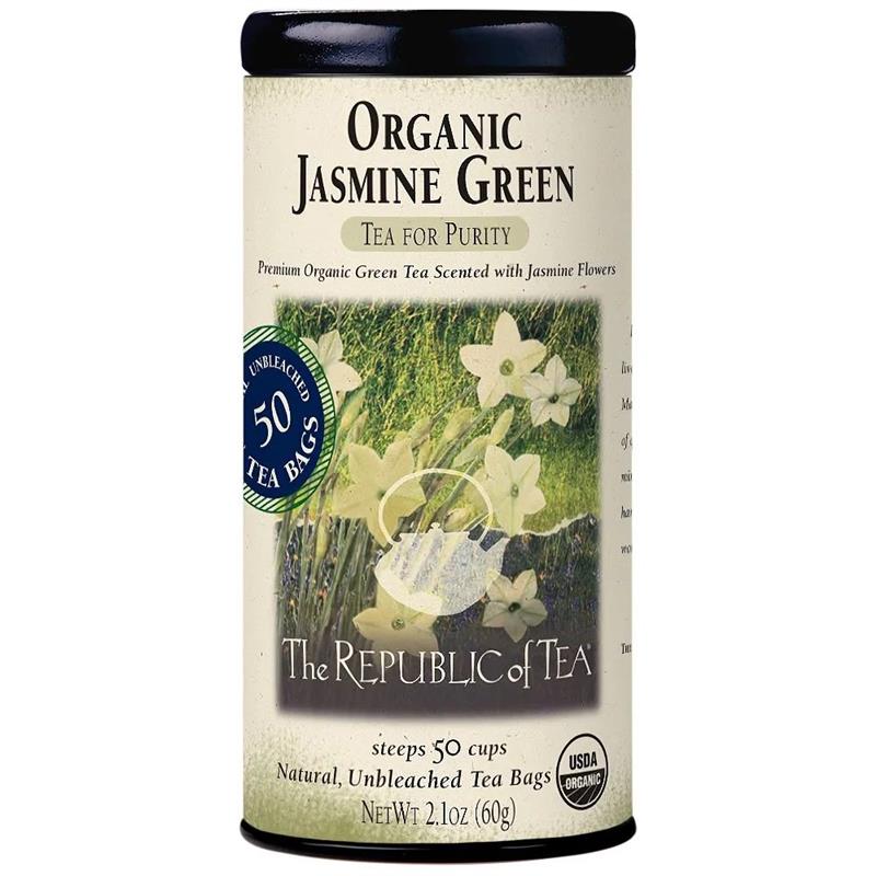 Republic of Tea - Green Tea - Organic Jasmine Green (50)