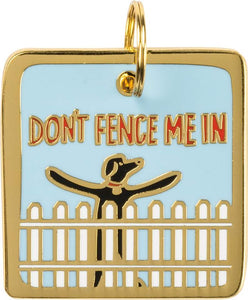 Collar Charm- Don't Fence Me In